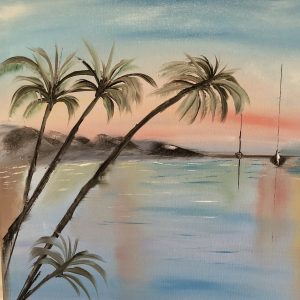 כנרת | שמן על קנבס | 40X40