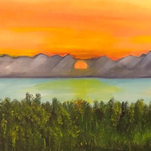 כנרת | שמן על קנבס | 70X90