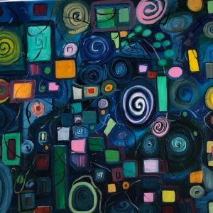 אבסטרקט | שמן  על קנבס | 70X50