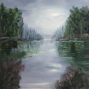 נוף סגרירי | שמן  על קנבס | 90X80