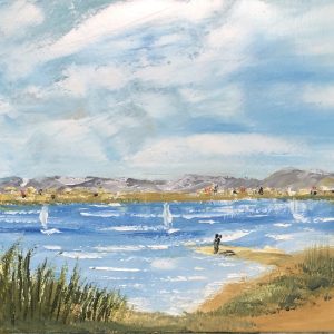 חוף הים| שמן על קנבס | 60X40