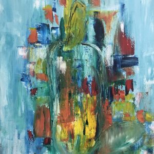 יום צבעוני | שמן על קנבס | 40X60