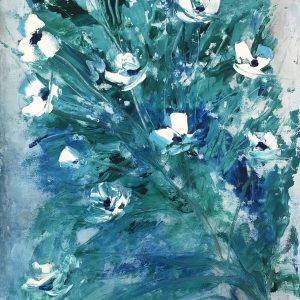פרחים  I שמן על בד  I 40X50