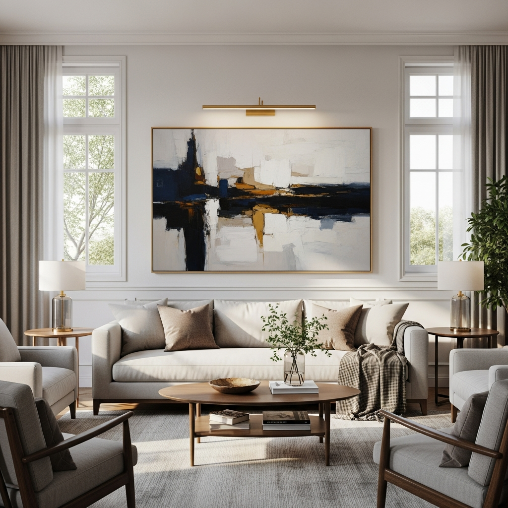 איך לבחור ציורים לסלון? המדריך המלא לשילוב אמנות ישראלית מקורית בעיצוב הבית